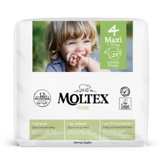 Moltex Pure nadrágpelenka 4 (7–14 kg) 29 db