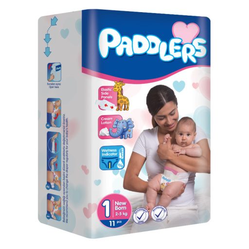 Paddlers Baby pelenka S1 11db 2-5 kg new born