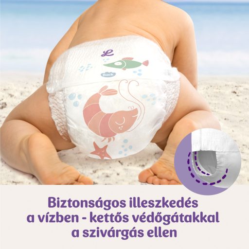 Libero Swimpants egyszerhasználatos úszópelenka méret: S, 7-12 kg 12 db