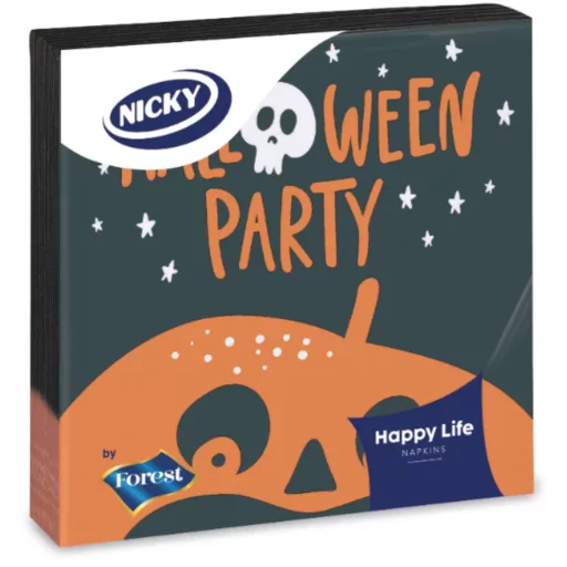 Nicky halloween szalvéta 3 rétegű 20db többféle