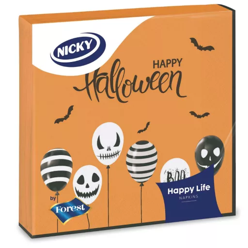 Nicky halloween szalvéta 3 rétegű 20db többféle