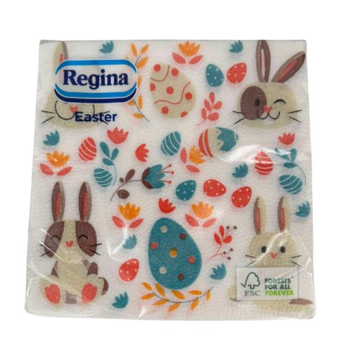 Regina húsvéti szalvéta 1 rétegű 20db 33x33cm - Húsvéti kavalkád