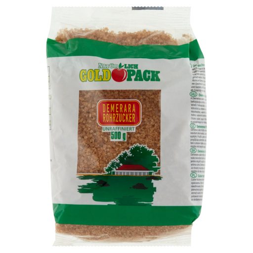 Gold Pack finomítatlan Demerara nádcukor 500 g