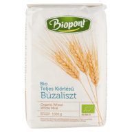 Biopont bio teljes kiőrlésű búzaliszt 1000 g