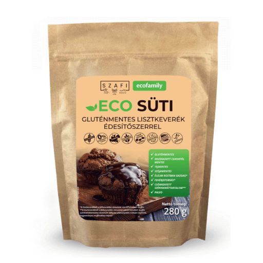 Szafi Ecofamily lisztkeverék 280g Eco Süti édesítőszerrel gluténmentes