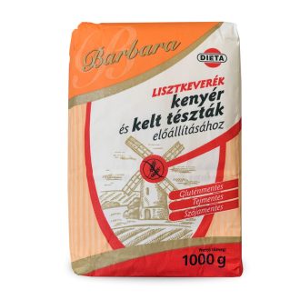   Barbara lisztkeverék 1kg kenyérhez és kelttésztához gluténmentes
