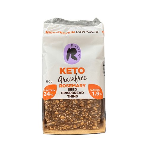Rosten Keto ropogós kenyérszelet 130g 8db rozmaringos magas proteintartalmú