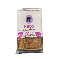 Rosten Keto ropogós kenyérszelet 130g 8db fokhagymás-chilis gluténmentes magas proteintartalmú