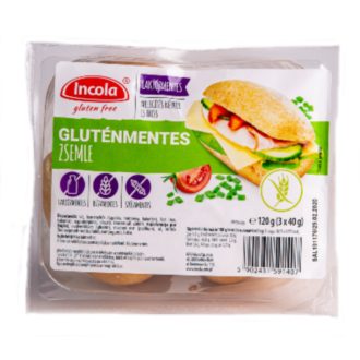 Incola gluténmentes reggeliző zsemle 3x40g