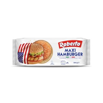 Roberto hamburger zsemle 300g 4db Maxi