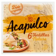   Acapulco búzalisztből készült, natúr tortilla lapok 6 db 240 g