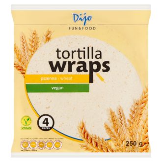  Dijo Tortilla Wraps elősütött lapos búzából készült kenyér 250 g