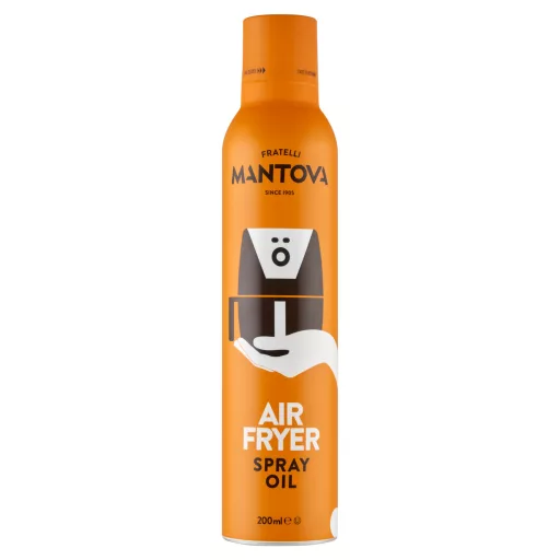 Mantova 230 Air Fryer spray 200ml magas olajsav tart. napraf.olajjal, avokádó- és rizs olajjal