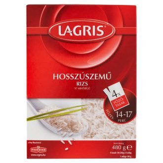Lagris hosszúszemű rizs főzőtasakban 4 x 120 g (480 g)