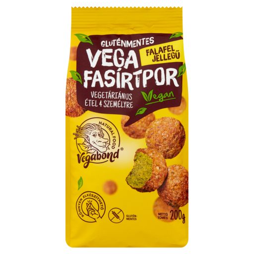 Vegabond falafel jellegű gluténmentes vega fasírtpor 200 g