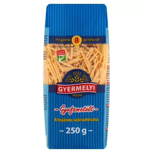 Gyermelyi gyufametélt 8 tojásos száraztészta 250 g