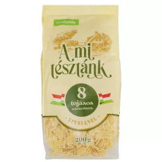 A mi tésztánk száraztészta 200g Eper 8 tojásos
