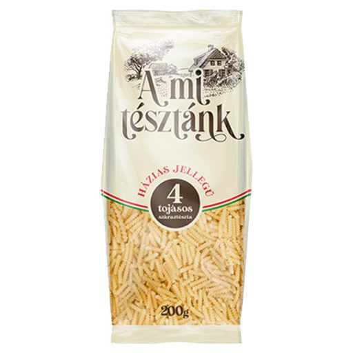 A mi tésztánk száraztészta 200g lúdgége 4 tojásos