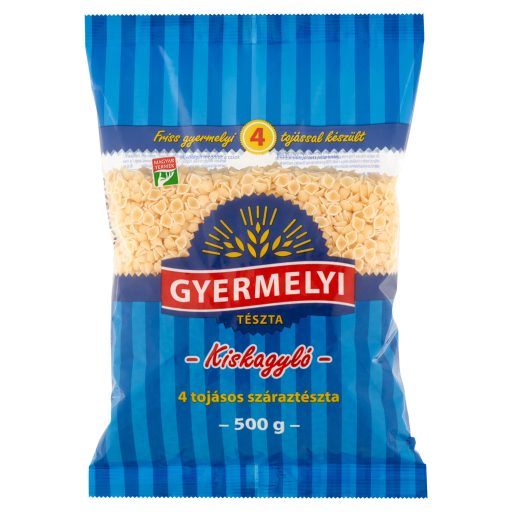 Gyermelyi kiskagyló 4 tojásos száraztészta 500 g