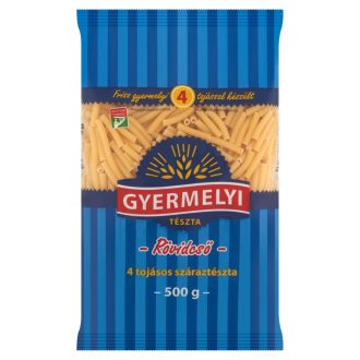 Gyermelyi rövidcső 4 tojásos száraztészta 500 g