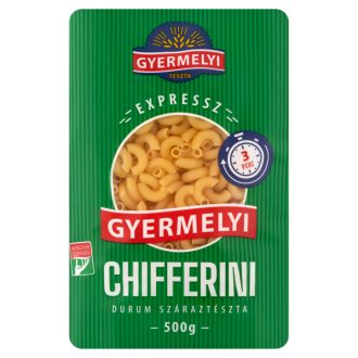 Gyermelyi Expressz Chifferini durum száraztészta 500 g