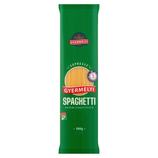 Gyermelyi Expressz Spaghetti durum száraztészta 500 g