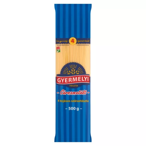 Gyermelyi cérnametélt 4 tojásos száraztészta 500 g