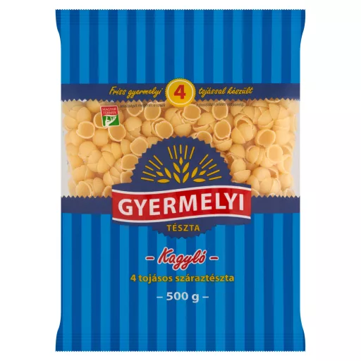 Gyermelyi kagyló 4 tojásos száraztészta 500 g