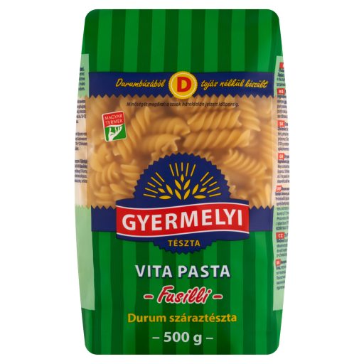 Gyermelyi Vita Pasta Fusilli durum száraztészta 500 g