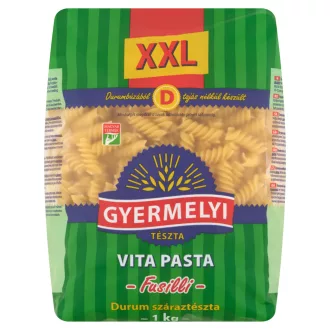 Vita Pasta tészta 1kg XXL durum fusilli