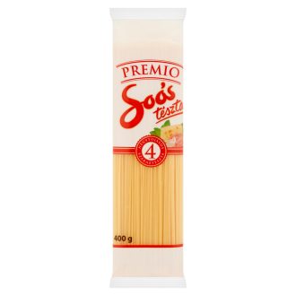 Soós Premio spagetti négytojásos száraztészta 400 g