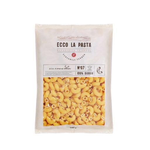 Ecco La Pasta száraztészta 500g durum szarvacska