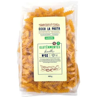 Ecco La Pasta száraztészta 400g Fusilli gluténmentes