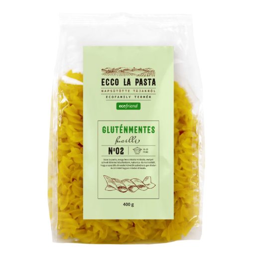 Ecco La Pasta száraztészta 400g Fusilli gluténmentes