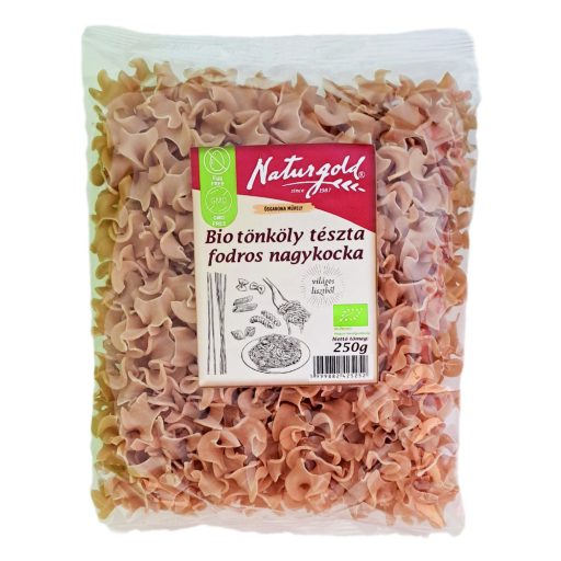 Naturgold tönköly tészta 250g fodros nagykocka Bio