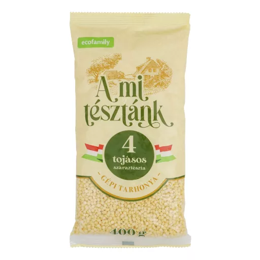 A mi tésztánk száraztészta 400g Gépi tarhonya 4 tojásos