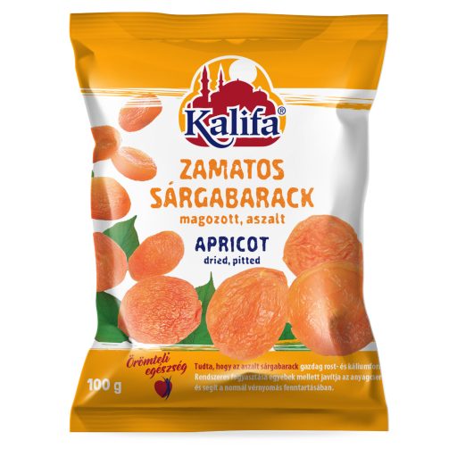 Kalifa magozott, aszalt zamatos sárgabarack 100 g