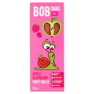 Bob Snail alma-málna gyümölcstekercs 30 g