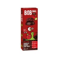 Bob Snail gyümölcs snack 30g alma-meggy étcsokoládéban