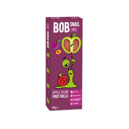 Bob Snail gyümölcs csiga 30g alma-szilva