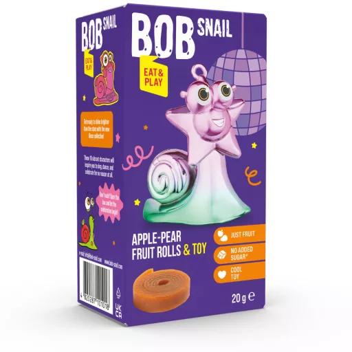 Bobsnail gyümölcs csiga 20g alma-körte játékkal