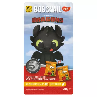 Bob Snail Dragons mangó gyümölcstekercsek játékkal 20 g