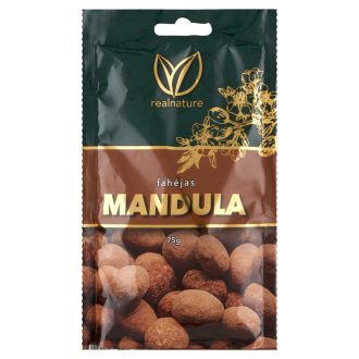 Real Nature tejcsokoládés-fahéjas mandula 75 g