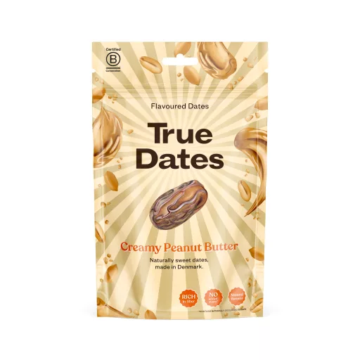 True Dates magnélküli ízesített datolya 100g Peanut Butter