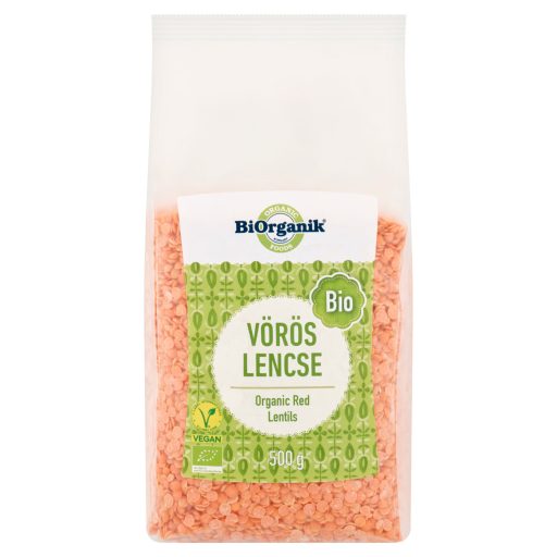 BiOrganik bio vörös lencse 500 g