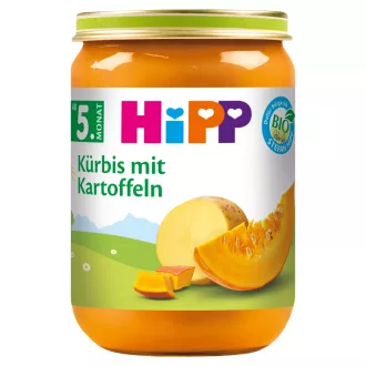   HiPP sütőtök burgonyával főzelék a babának 4 hónapos kortól 190 g