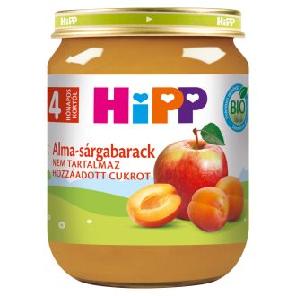   HiPP bio alma-sárgabarack bébidesszert 4 hónapos kortól 125 g