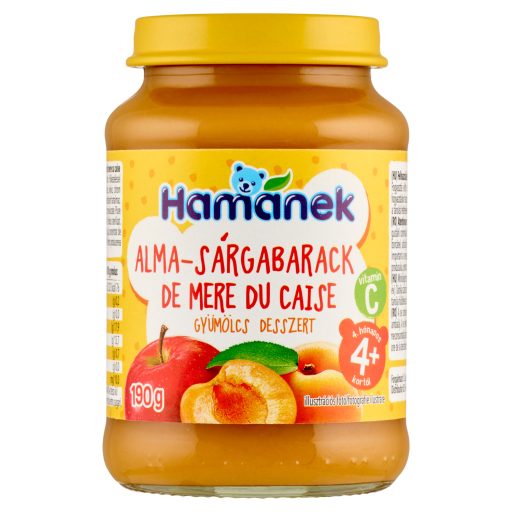 Hamánek bébi desszert  190g alma sárgabarack 4hó+