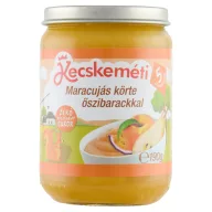   Kecskeméti bébiétel 190g maracujás körte őszibarackkal 1006 gluténmentes 5hó+