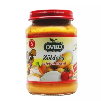 Ovko bébiétel 190g zöldség csirkehússal 5hó+